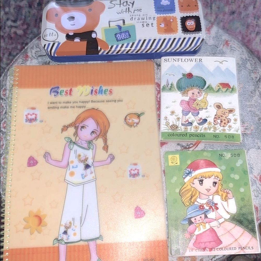 vintage Japanese school/office supplies